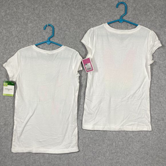 Target Circo T Shirts Girls Easter and St Paddys Day Sz Med Glitter Graphic Tee - Picture 2 of 8